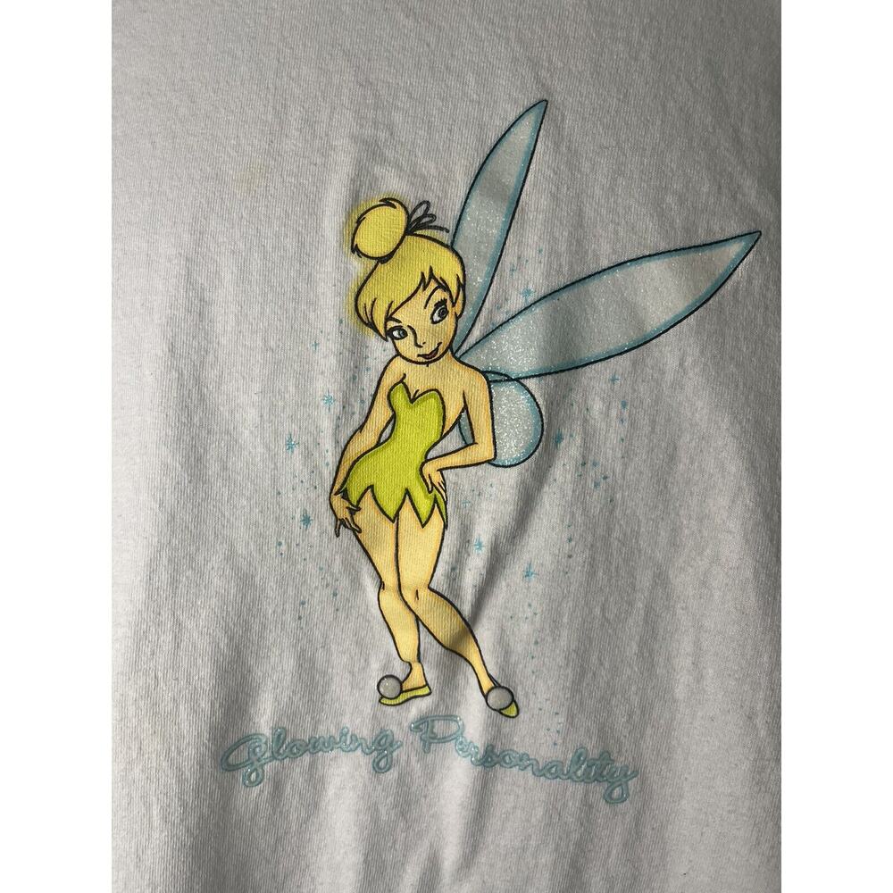 Disney Store Tinkerbell ‘Glowing Personality’ Short Sleeve Shirt Size 2XL